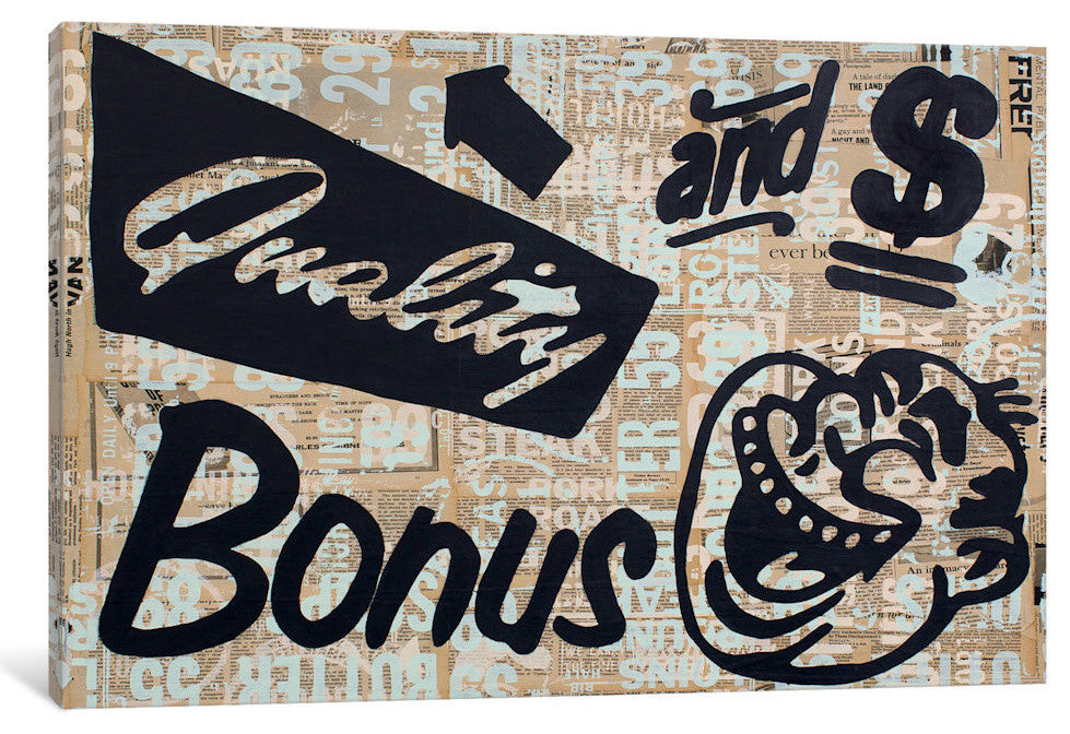 "Cha Ching" by Kyle Mosher, 18x12x1.5