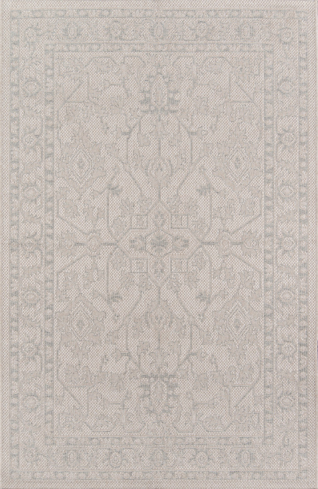 Erin Gates by Momeni Downeast Boothbay Kitchen Mat, Gray, 6'7"x9'6"