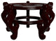 Rosewood Fishbowl Stand, Size 15.5" Base Diameter