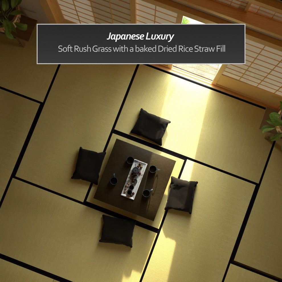 3'x3' Half Size Fiber Fill Tatami Mat