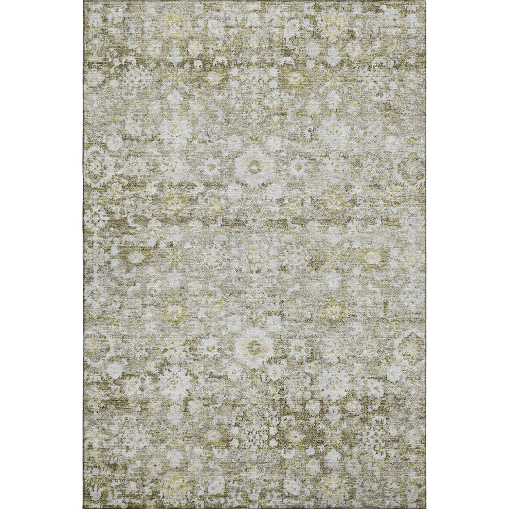 Premium Machine Washable Mayfield AMF651 Taupe 3' x 5' Rug