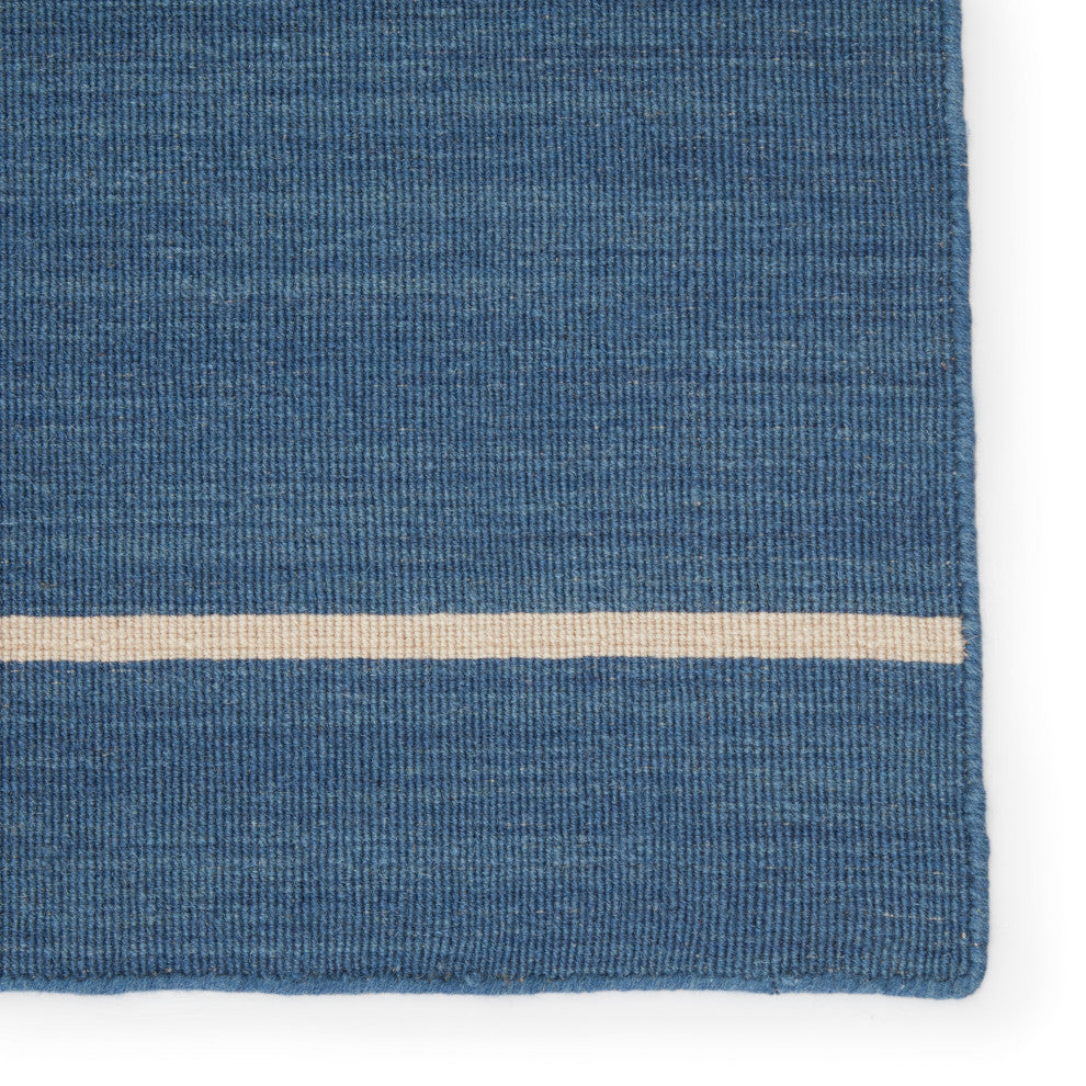Jaipur Living Cape Cod Handmade Stripe Blue/Cream Area Rug, 7'10"x9'10"