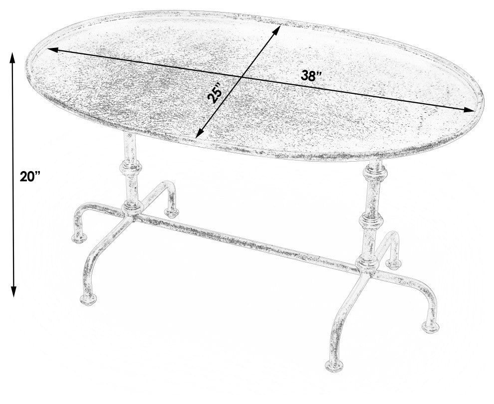 Butler Kira Metal Coffee Table
