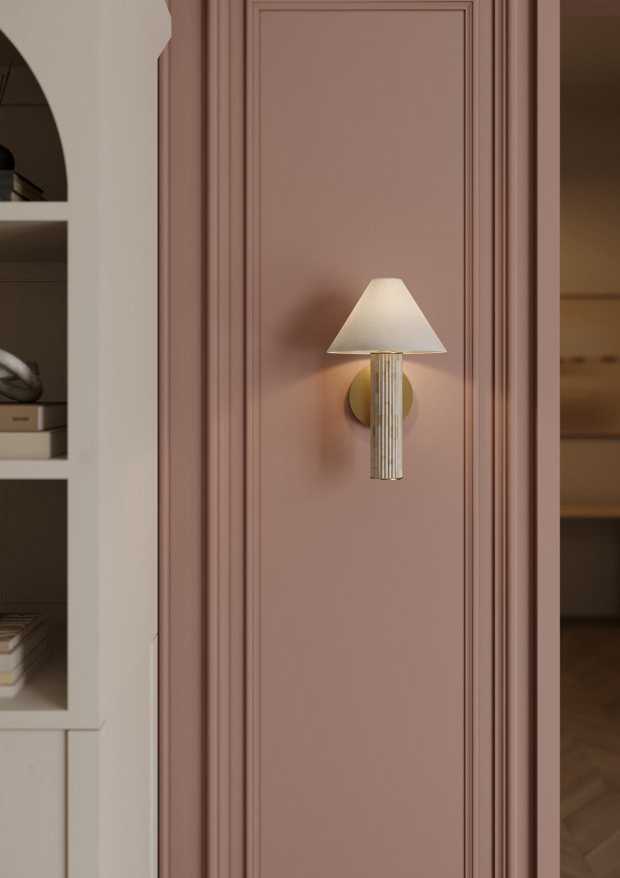 Mitzi Clover Wall Sconce Aged Brass