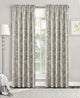 LA Boheme 2 Piece Curtain Set, Taupe, 60" X 84"