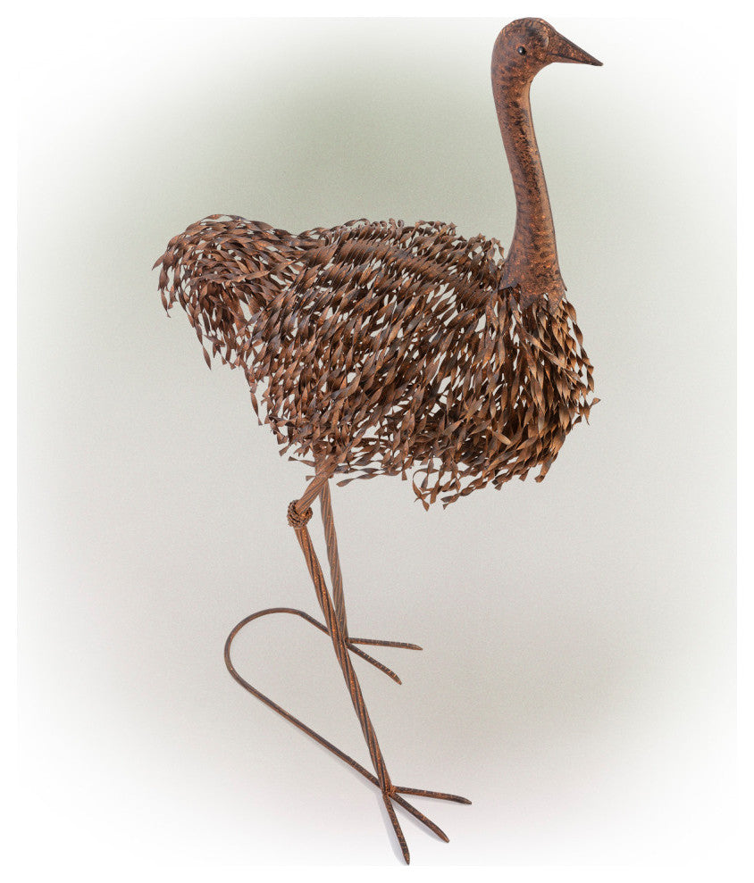 Peaking Ostrich Statue