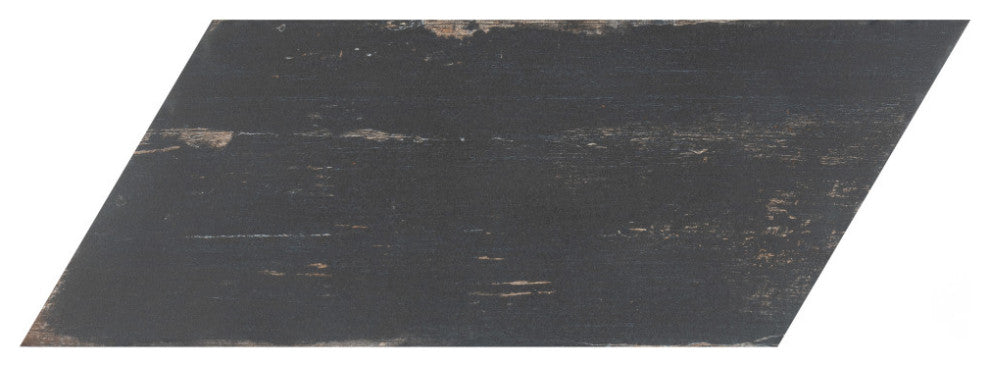 Retro Naveta Porcelain Floor and Wall Tile, Nero