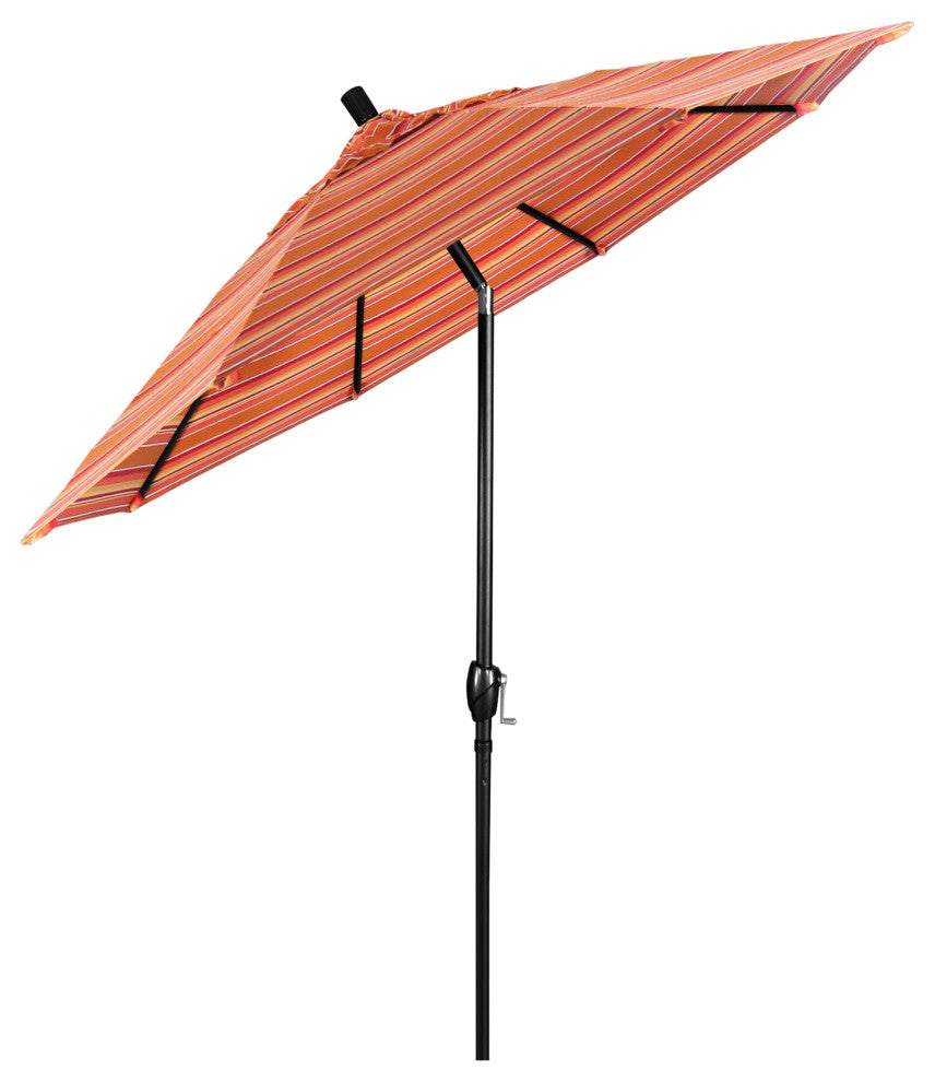 9' Aluminum Umbrella Push Tilt, Dolce Mango