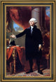 Gilbert Stuart George Washington (The Landsdowne Portrait) Canvas Print, 18"x27"