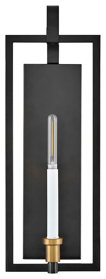 Lark Stassi Medium Single Light Sconce, Black