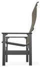 Leeward Sling Outdoor Supreme Armchair, Elevation Stone/Black