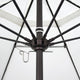 9' Fiberglass Umbrella Pulley Open Bronze, Sunbrella, Spectrum Dove