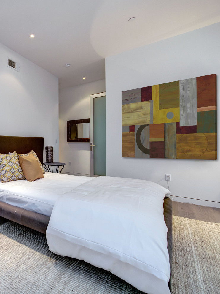 "Marsala Dreams II" Painting Print on Wrapped Canvas by Julie Joy