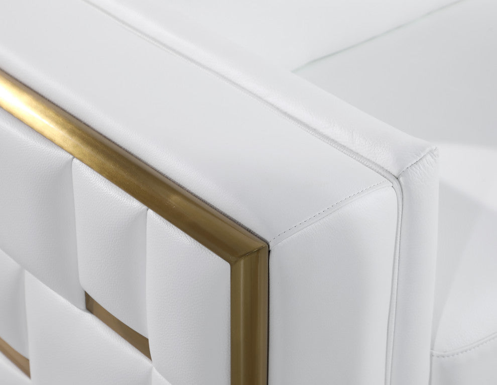 Luna Top Grain Italian Leather  Sofa