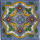 2x2 36 pcs Sky Talavera Mexican Tile