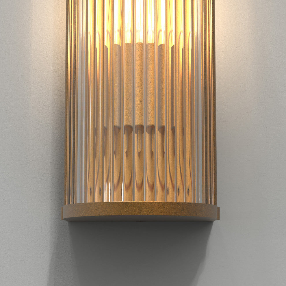 Astro Avignon Round 375, Dimmable Indoor Wall Light (Antique Brass)