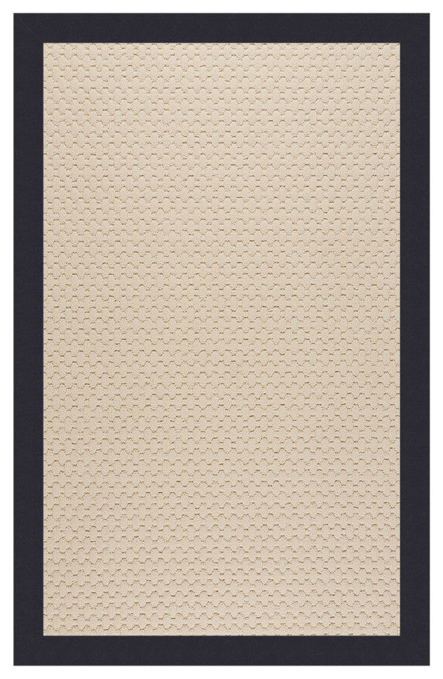 Zoe-Sugar Mountain Machine Tufted Rectangle Rug, Dark Navy, 10'x14'