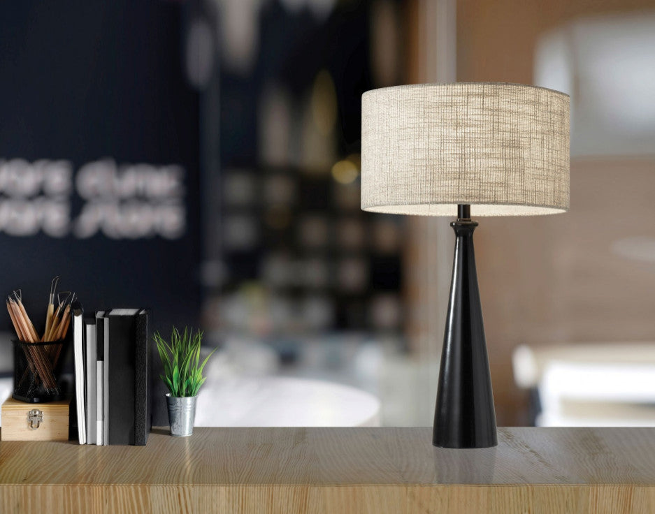 Linda Table Lamp, Black