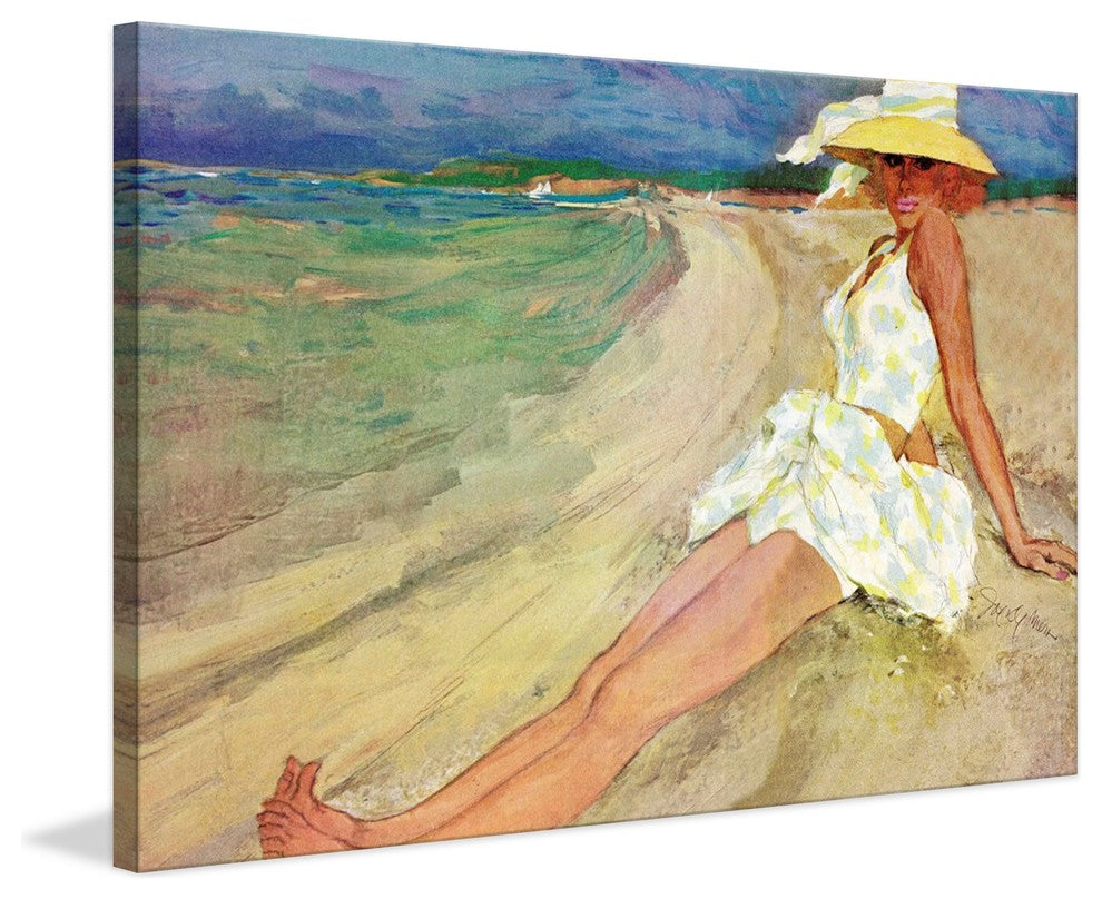 "Unlock Your Heart" Painting Print on Canvas by Joe de Mers