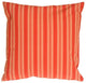 Pillow Decor - Tuscan Stripes in Red Throw Pillow
