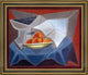 Juan Gris Fruit and Book - 16" x 20" Framed Premium Canvas Print