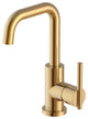 Parma Single Handle Lavatory Faucet With Metal Touch Down Drain, Brushed Bronze