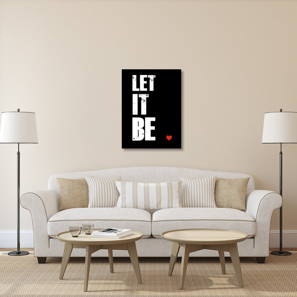 "Let It Be" Poster Fine Art Print