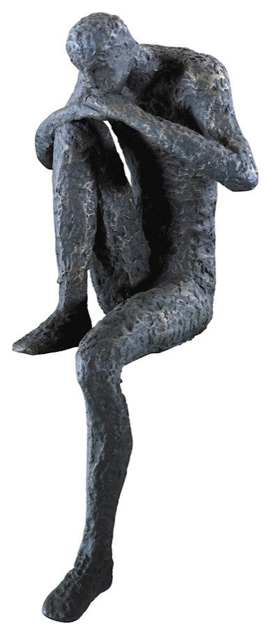 Thinking Man Shelf Decor