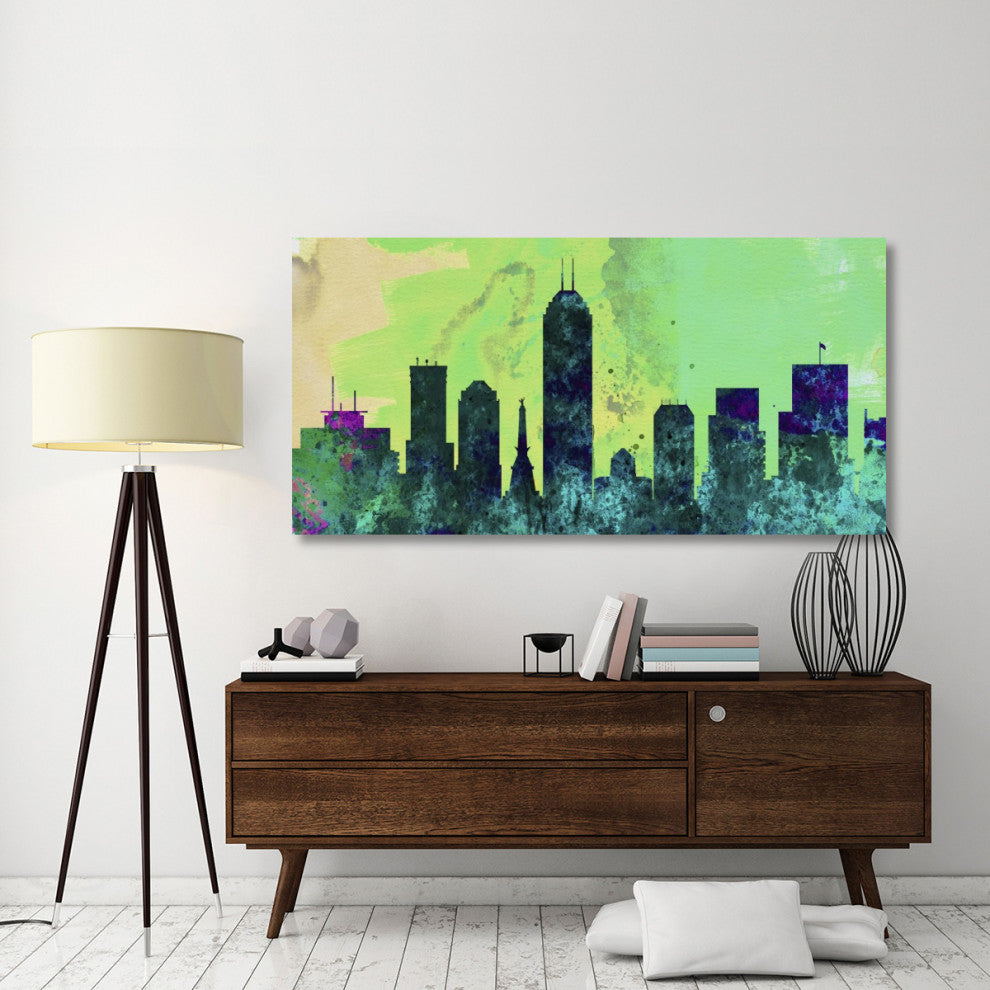 "Indianapolis City Skyline" Fine Art Print