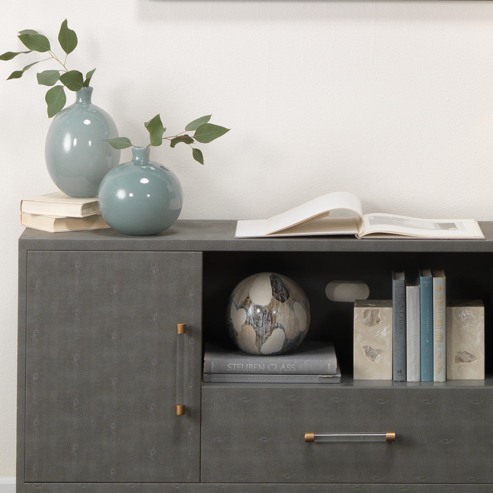 Slab Mica Bookends, Set of 2