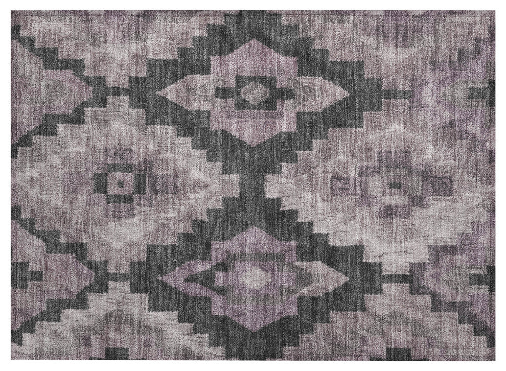 Machine Washable Indoor/Outdoor Chantille ACN1894 Violet 1'8" x 2'6" Rug