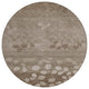 Machine Washable Indoor/Outdoor Chantille ACN1900 Taupe 8' x 8' Round Rug