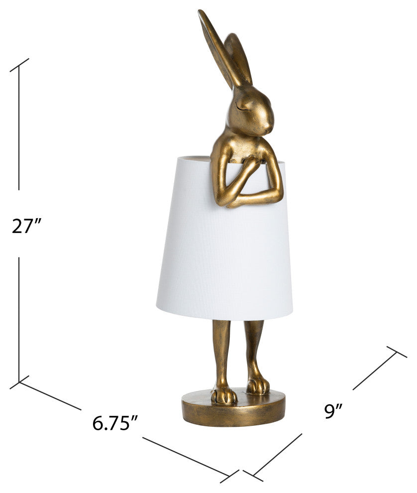 Felix Gold Rabbit Table Lamp