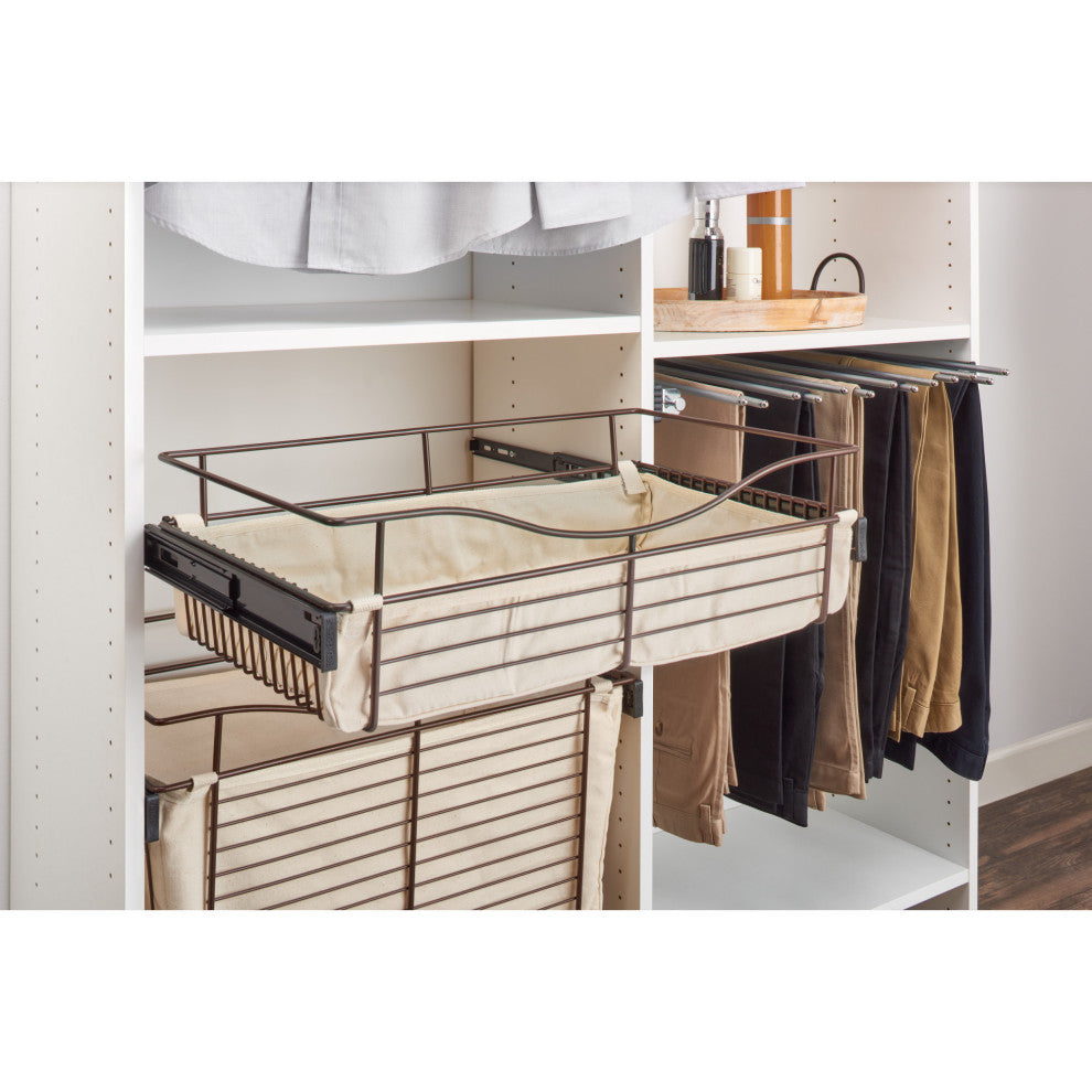 Basket Liners for CB Series Closet Baskets, Tan, 16.75Wx14.62Dx7.79H