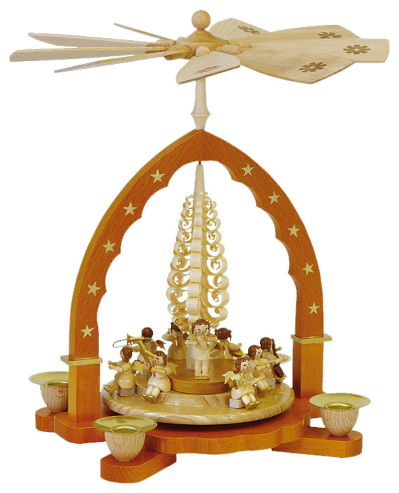 Richard Glaesser Angel Musicians Pyramid- Burnt Orange
