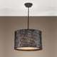 "Messed Metal" Aged Black Drum-Light