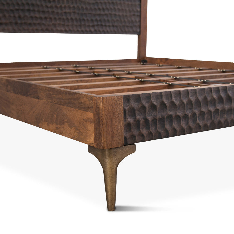 Vallarta Two Tone Mango Wood King Bed