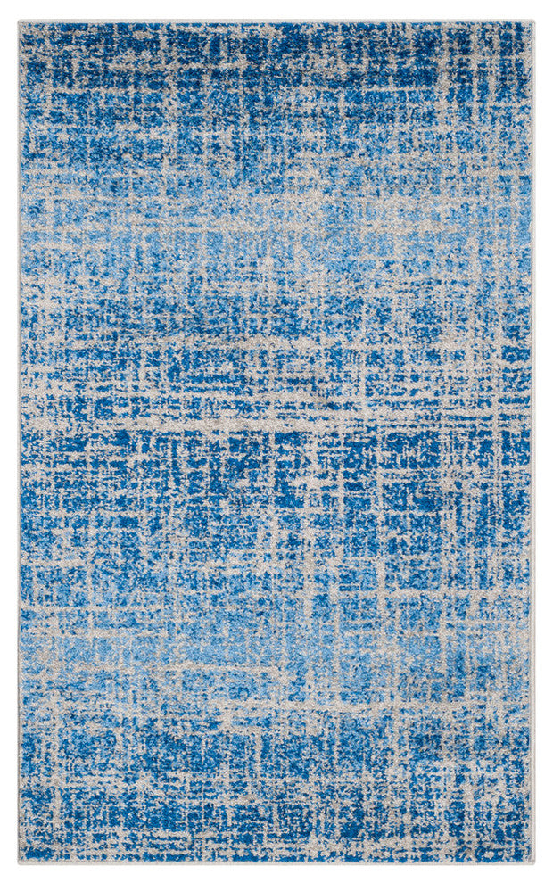Safavieh Adirondack Collection, ADR116 Rug, Blue/Silver, 4'x6'