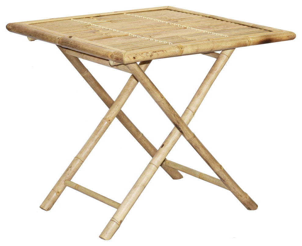 Bamboo Round Square Table
