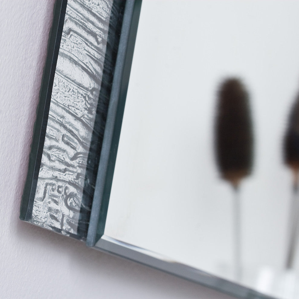 Frameless Molten Wall Mirror