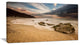 "Exotic Seashore With White Waves" Beach Canvas Wall Art, 32"x16"