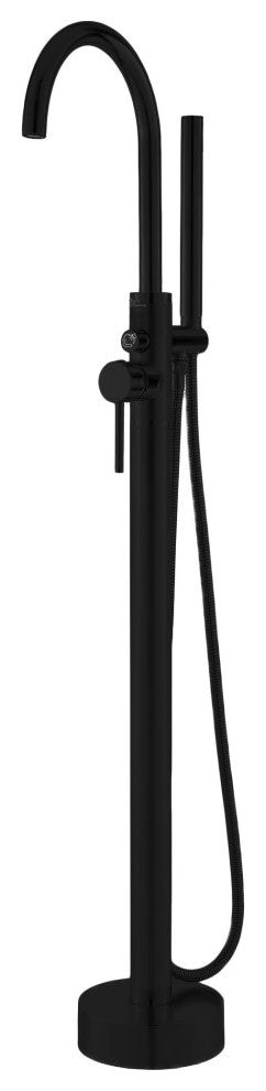 Ivy Freestanding Bathtub Faucet, Matte Black