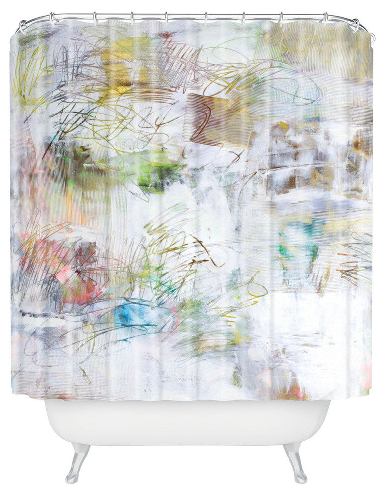Kent Youngstrom Creamsicle Shower Curtain
