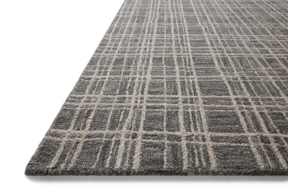 Chris Loves Julia x Loloi Polly Graphite / Pebble 2'-6" x 9'-9" Runner Rug
