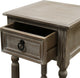 Urban Designs Ella Rustic Weathered Wooden Night Stand Accent Table