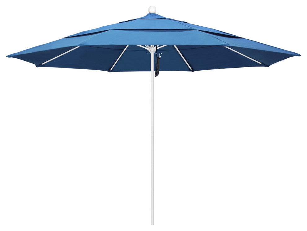 11' Fiberglass Umbrella White, Pacifica, Capri, 11'