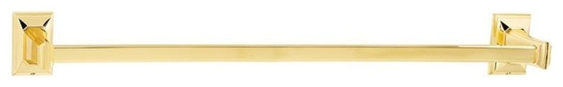 Alno Towel Bar in Polished Brass