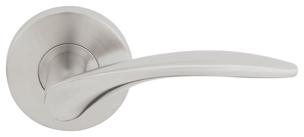 Crest Lever, Tubular Privacy, Satin Stainless Steel, 2-3/8" Backset