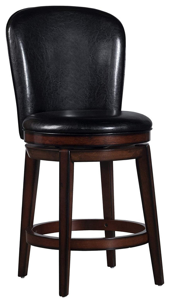 Swivel Counter Stool, Chestnut