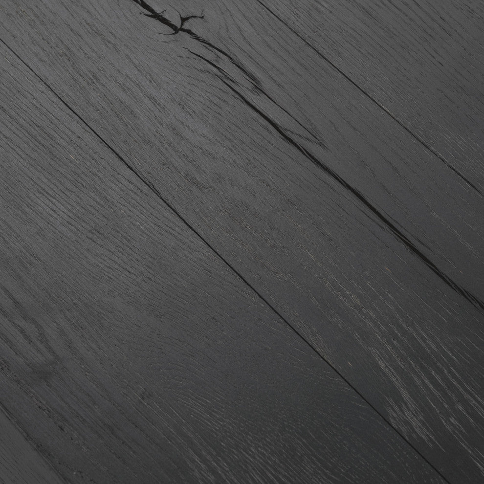 Bristol Cracked Oak 72" Console Table by Kosas Home, Meadow Black